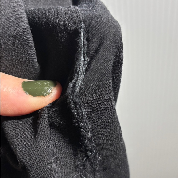 Black and Cream Tropical Button-Up Shirt - Picture 4 of 5